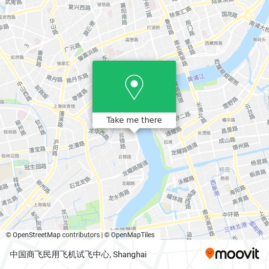 中国商飞民用飞机试飞中心 map