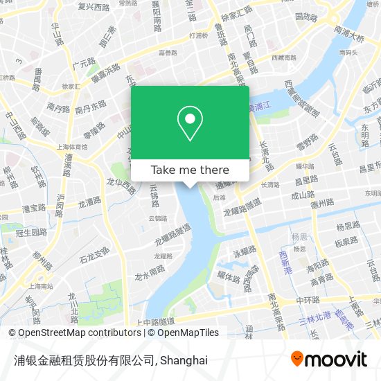 浦银金融租赁股份有限公司 map