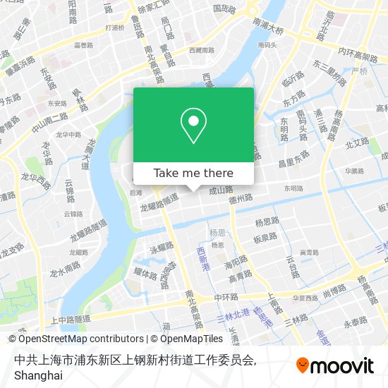 中共上海市浦东新区上钢新村街道工作委员会 map