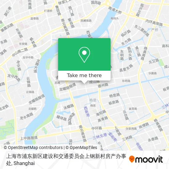 上海市浦东新区建设和交通委员会上钢新村房产办事处 map