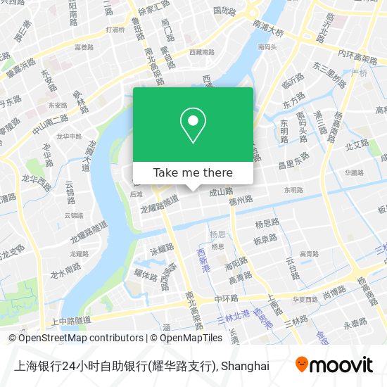 上海银行24小时自助银行(耀华路支行) map