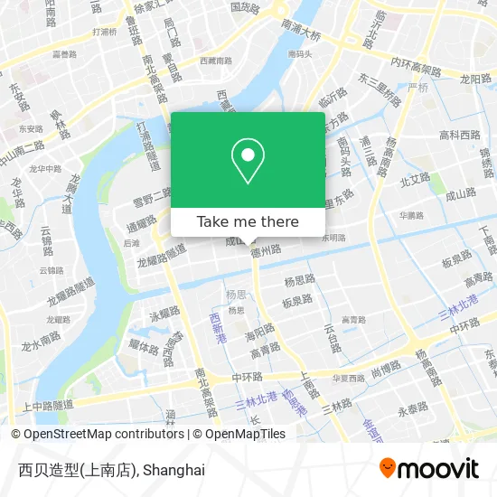 西贝造型(上南店) map