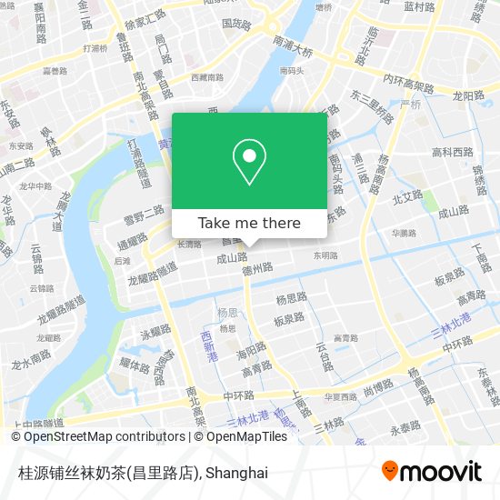 桂源铺丝袜奶茶(昌里路店) map
