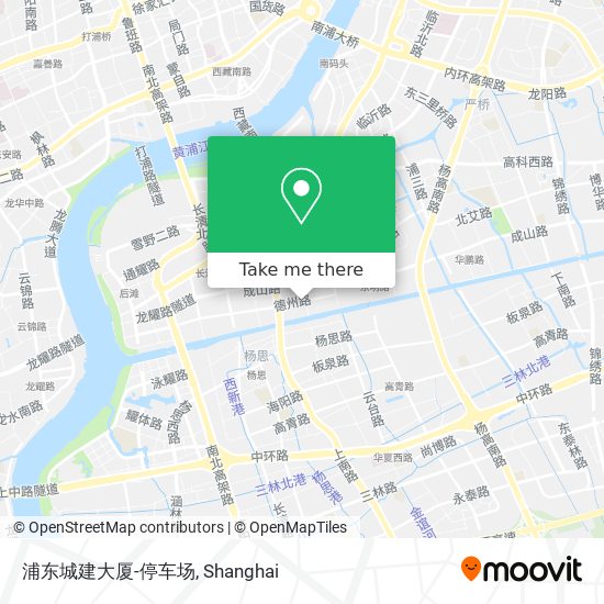 浦东城建大厦-停车场 map