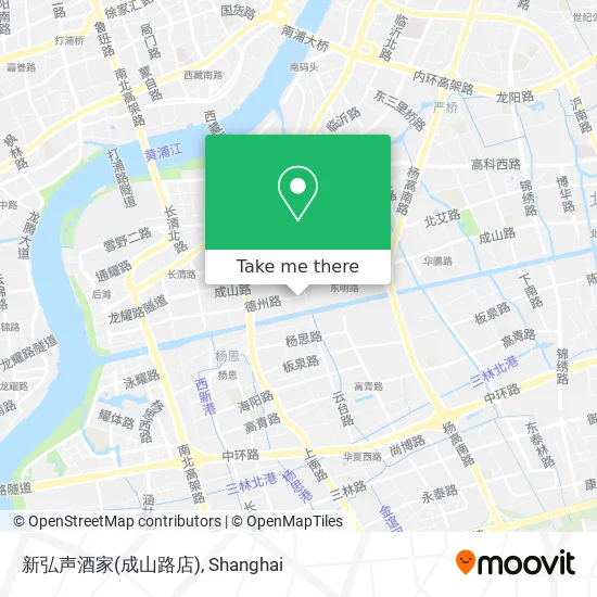 新弘声酒家(成山路店) map