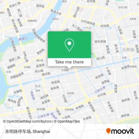 东明路停车场 map