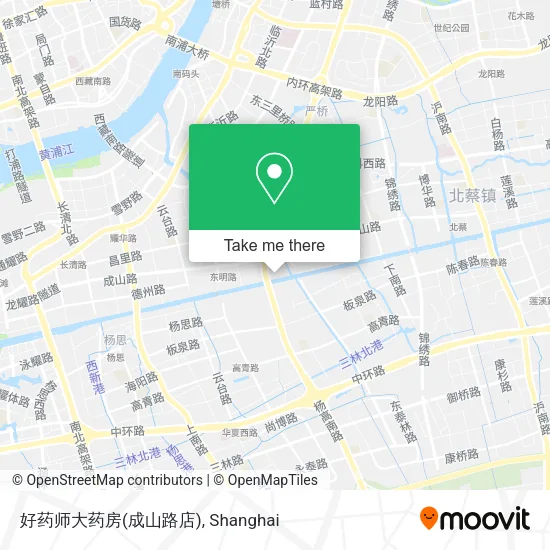 好药师大药房(成山路店) map
