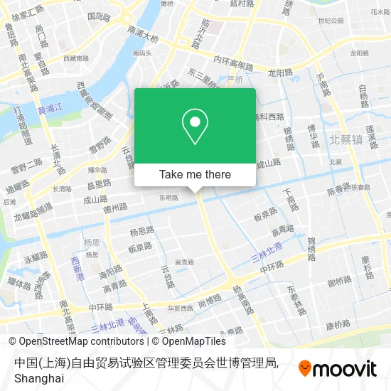 中国(上海)自由贸易试验区管理委员会世博管理局 map