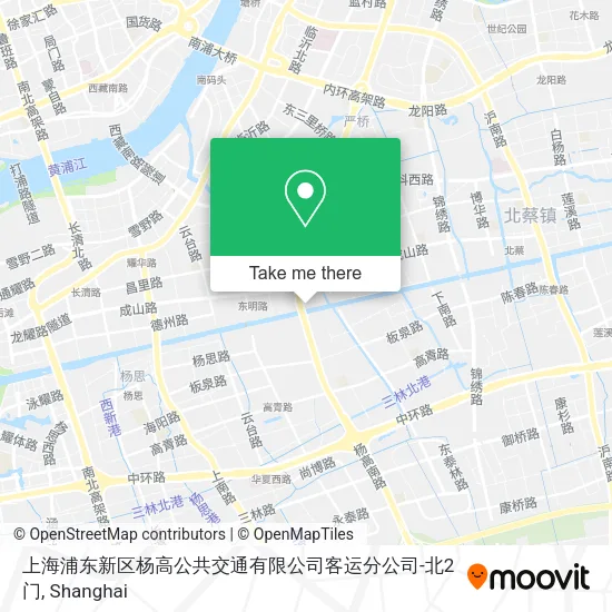 上海浦东新区杨高公共交通有限公司客运分公司-北2门 map