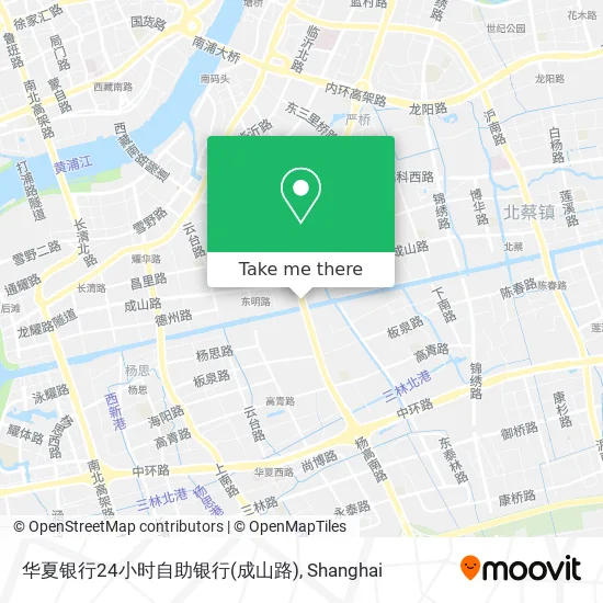 华夏银行24小时自助银行(成山路) map