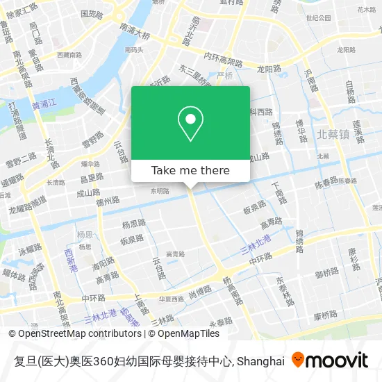 复旦(医大)奥医360妇幼国际母婴接待中心 map