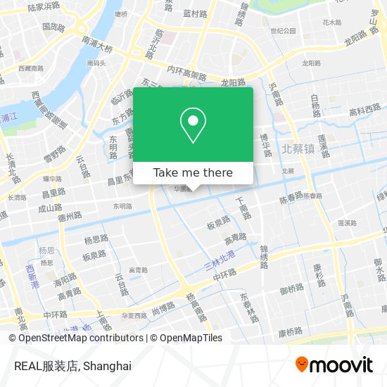 REAL服装店 map