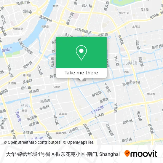 大华·锦绣华城4号街区振东花苑小区-南门 map