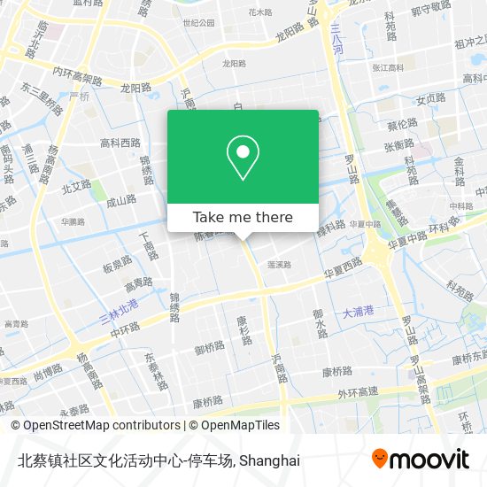 北蔡镇社区文化活动中心-停车场 map