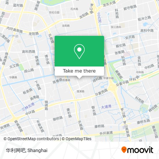 华利网吧 map