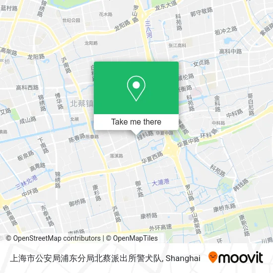 上海市公安局浦东分局北蔡派出所警犬队 map