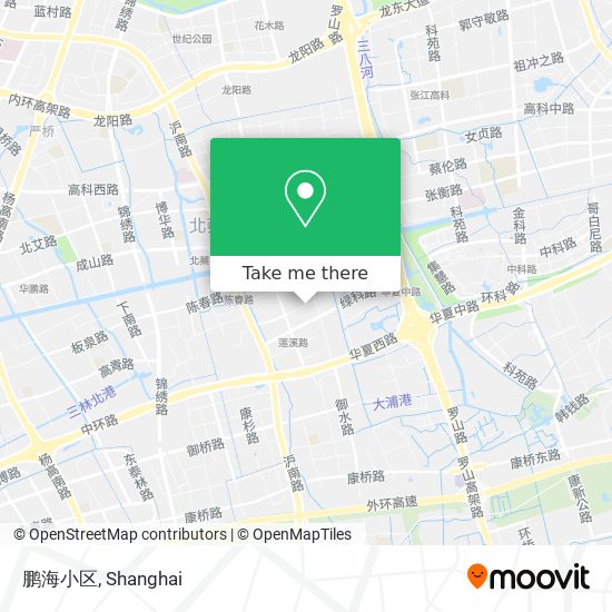 鹏海小区 map