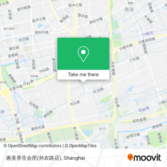 惠美养生会所(孙农路店) map