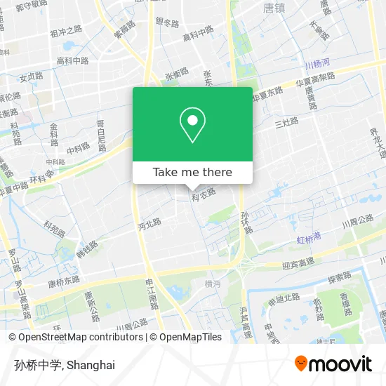孙桥中学 map