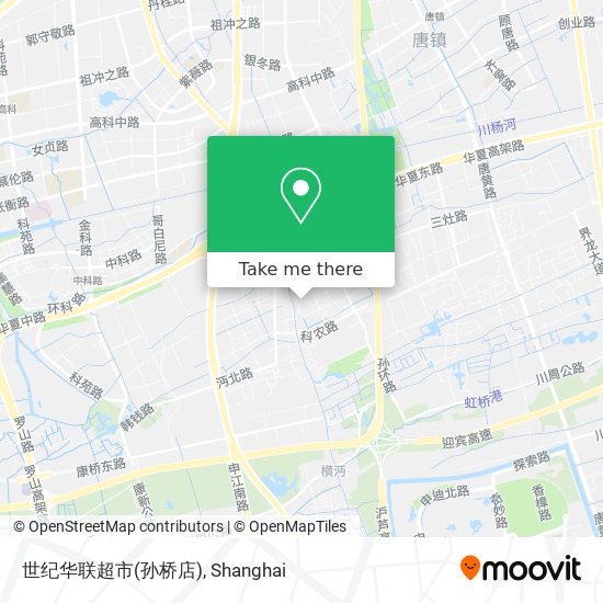 世纪华联超市(孙桥店) map