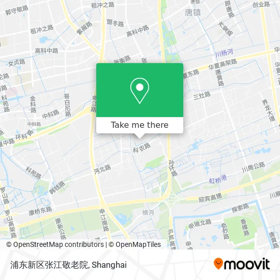 浦东新区张江敬老院 map