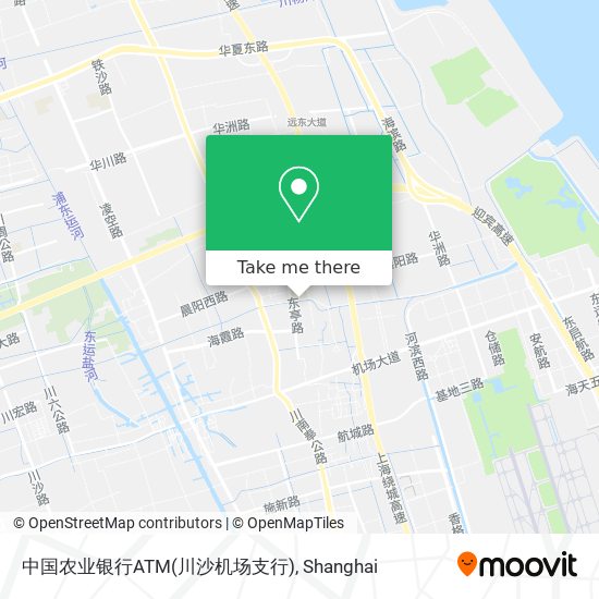 中国农业银行ATM(川沙机场支行) map