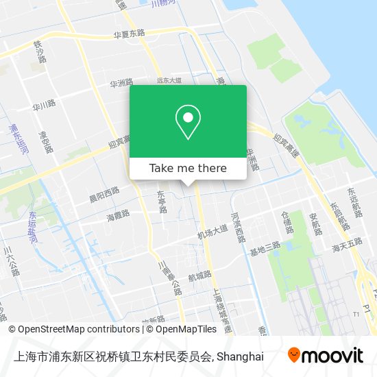 上海市浦东新区祝桥镇卫东村民委员会 map