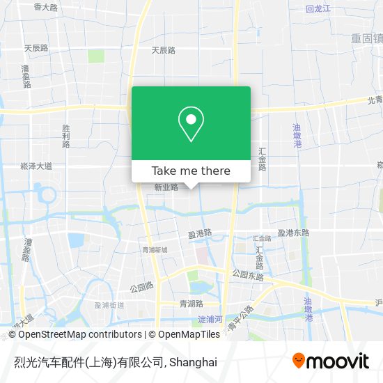 烈光汽车配件(上海)有限公司 map