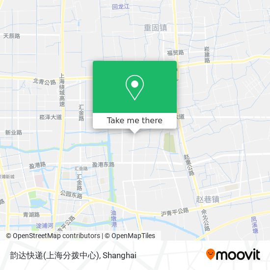 韵达快递(上海分拨中心) map