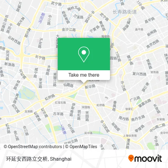 环延安西路立交桥 map