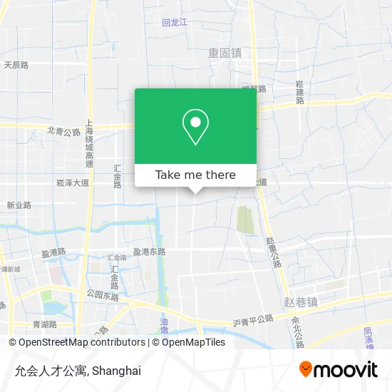 允会人才公寓 map
