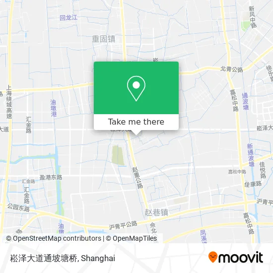 崧泽大道通坡塘桥 map