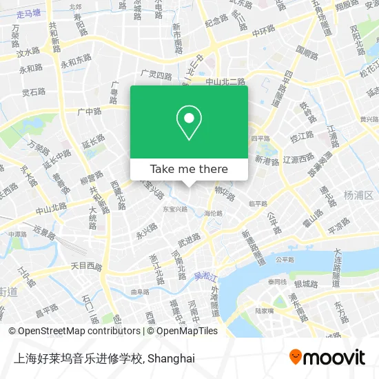 上海好莱坞音乐进修学校 map
