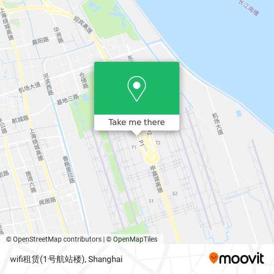 wifi租赁(1号航站楼) map