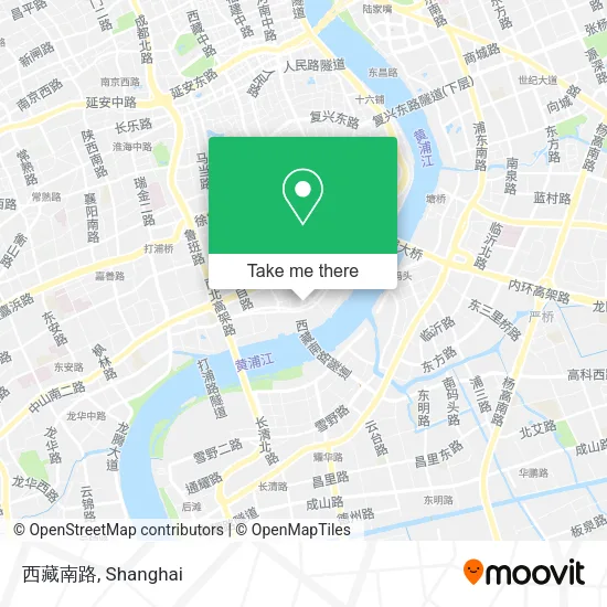 西藏南路 map