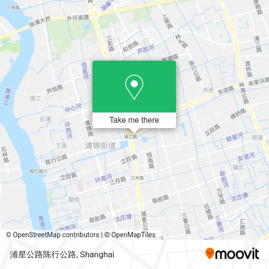 浦星公路陈行公路 map
