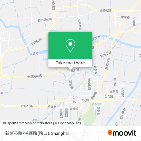新彭公路/浦新路(路口) map