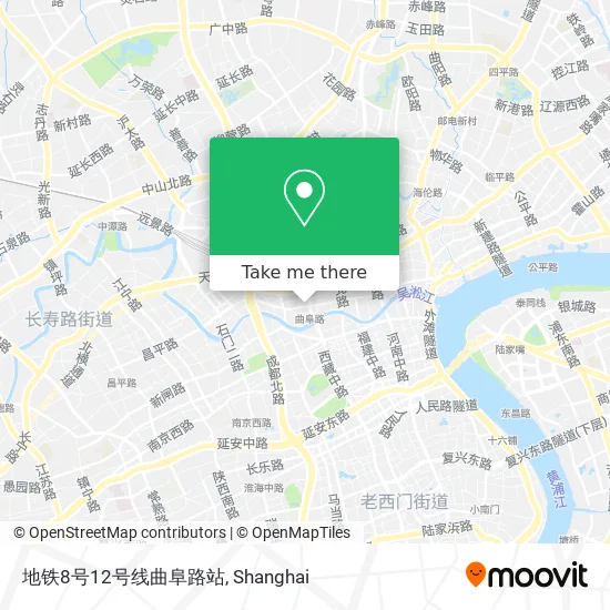 地铁8号12号线曲阜路站 map