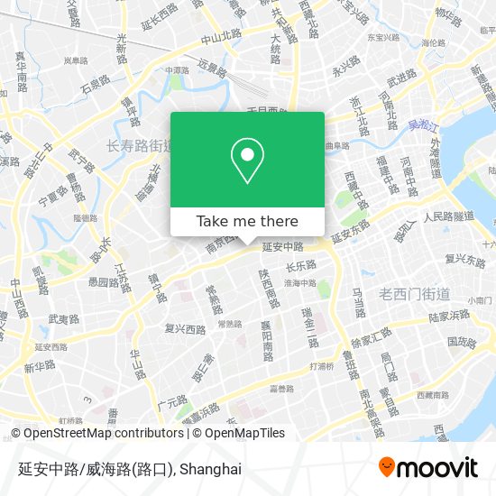 延安中路/威海路(路口) map