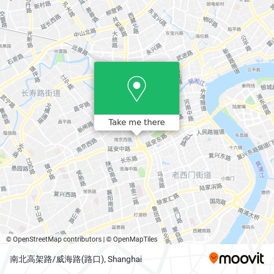 南北高架路/威海路(路口) map