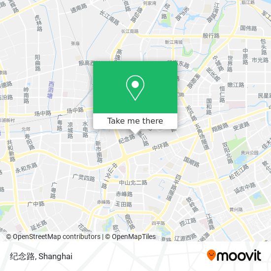 纪念路 map
