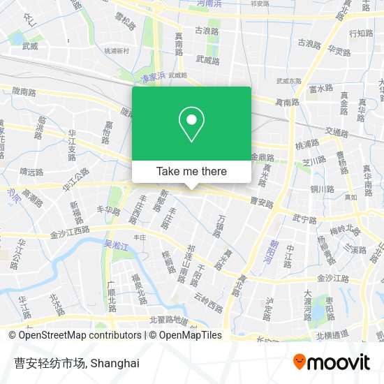 曹安轻纺市场 map