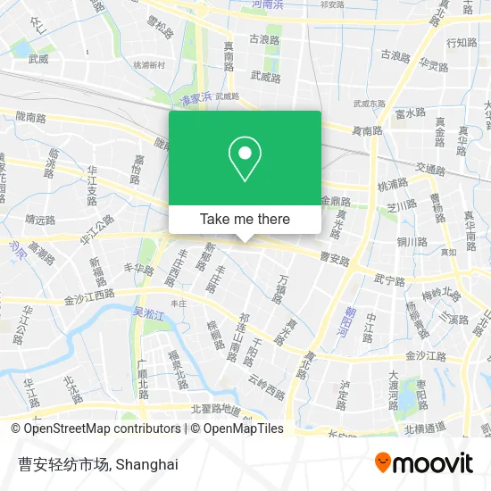 曹安轻纺市场 map
