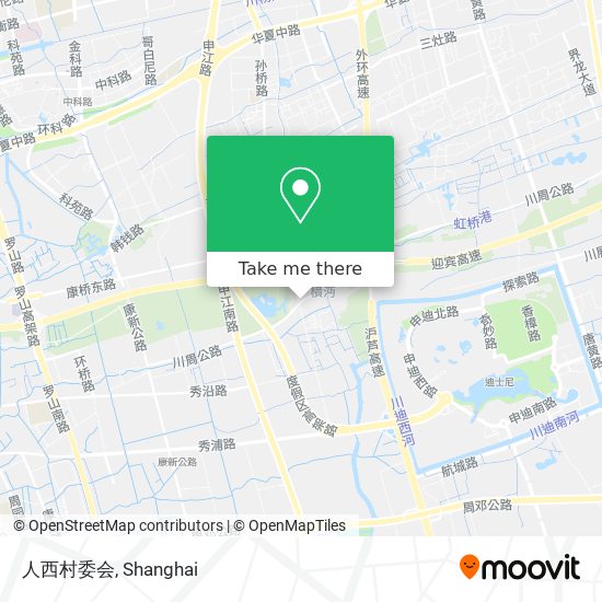 人西村委会 map