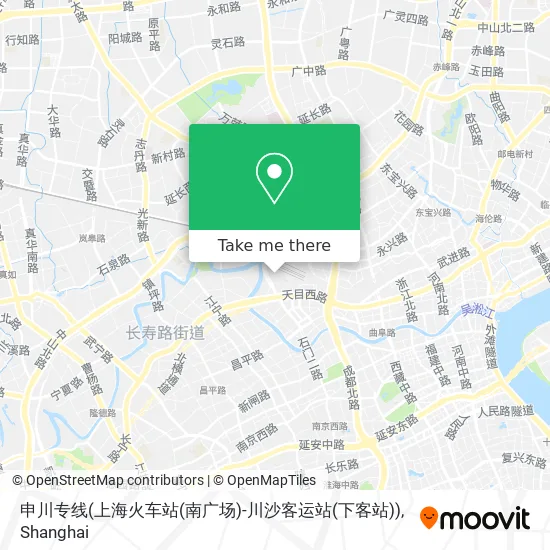 申川专线(上海火车站(南广场)-川沙客运站(下客站)) map