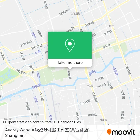 Audrey Wang高级婚纱礼服工作室(共富路店) map