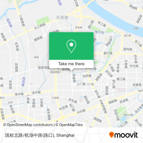 国权北路/机场中路(路口) map