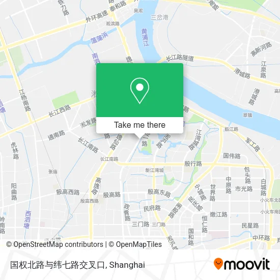 国权北路与纬七路交叉口 map