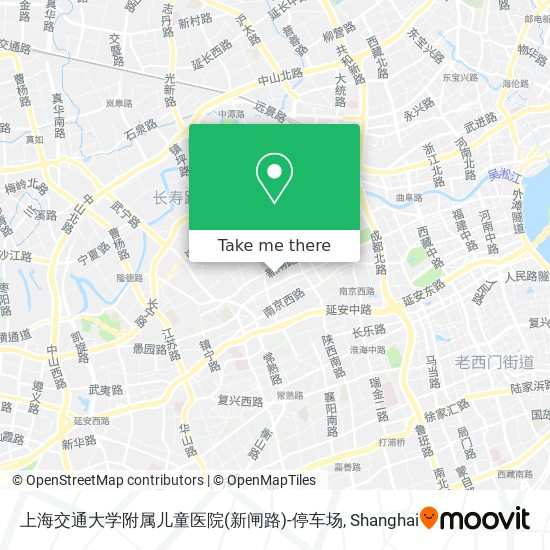 上海交通大学附属儿童医院(新闸路)-停车场 map