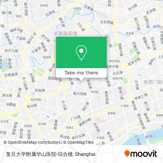 复旦大学附属华山医院-综合楼 map